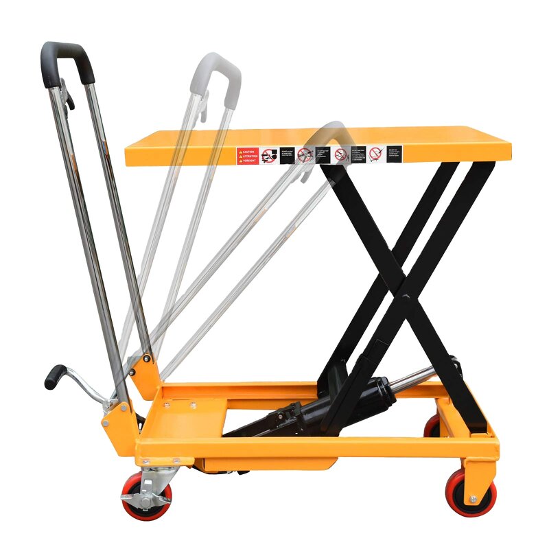 Lifting Table Manufacturer - 150-1000Kg Hand Hydraulic Table Truck
