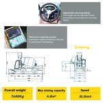 Diesel Concrete Mixer Truck Supplier - Portable Mobile 0.5-6.5 M3 with Engine Motor