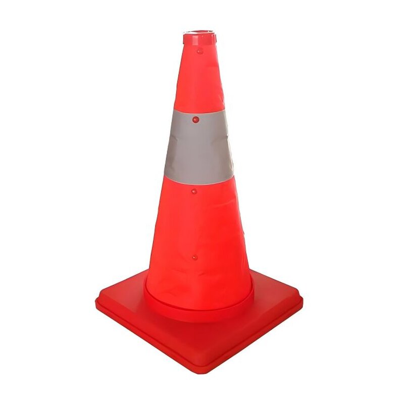 Traffic Cone Manufacturer - 18-Inch Collapsible LED Light