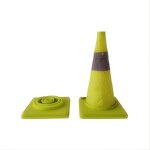 Traffic Cone Factory - Green Folding 250250450mm 1kg