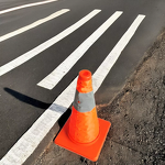 Traffic Cone Supplier - 45cm Retractable LED Light Reflective