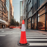 Traffic Cone Supplier - High Visibility 75cm PE Enhanced