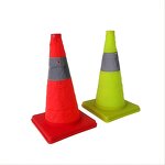 Traffic Cone Factory - Green Folding 250250450mm 1kg