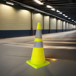 Traffic Cone Factory - 28-Inch Green Collapsible 1.8 Kg