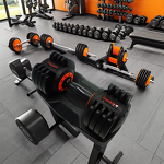Dumbbell Set Manufacturer - Adjustable 25lbs Cast Iron Coating
