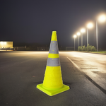 Traffic Cone Factory - 28-Inch Green Collapsible 1.8 Kg