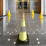 Traffic Cone Supplier - Collapsible 250250450mm Rubber Base