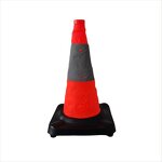 Traffic Cone Supplier - Retractable Folding 250250450mm 2kg