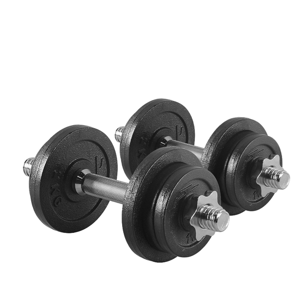 Dumbbell Set Supplier - Adjustable 20kg Cast Iron Hex Rubber