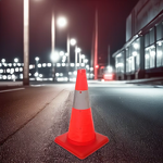 Traffic Cone Manufacturer - 18-Inch Collapsible LED Light
