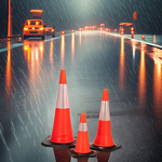 Traffic Cone Factory - High Visibility 50cm PE Security