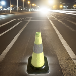 Traffic Cone Supplier - Collapsible 250250450mm Rubber Base