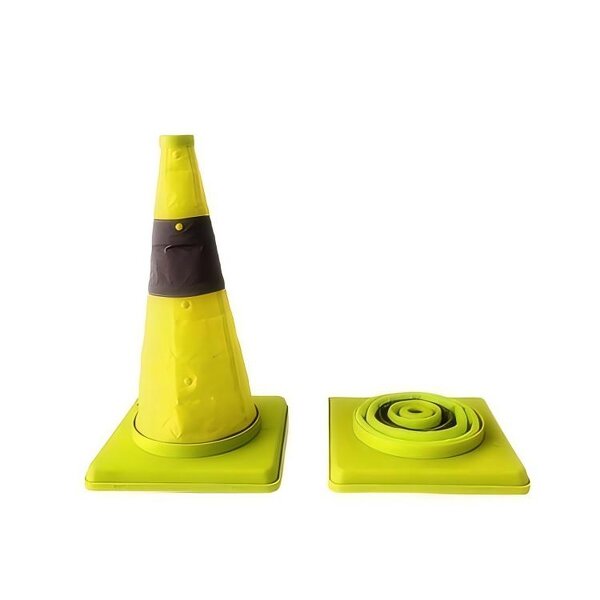 Traffic Cone Factory - Green Folding 250250450mm 1kg