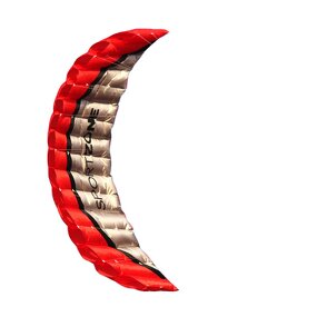 Parafoil Kite Factory - 2.5m Red Dual Line Power Braid