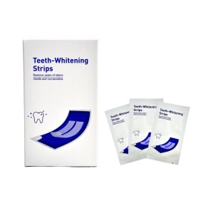 Oral Hygiene Teeth Whitening Strips Plastic Dental Whiten Patch for Relief Swell False Tooth Veneers Bleaching Gel Stickers
