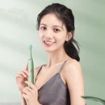 2024最新Sonic电动牙刷智能可充电4个美白刷头IPX7防水成人美容个人护理