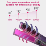 专业的2合1陶瓷电动头发造型工具手持扁平熨斗和直发器/卷发器用于家庭使用AU插头