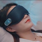 无线气压眼部按摩器可充电振动冷热放松眼部按摩器