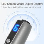 电子自动微针装置医生笔真皮笔，液晶显示，可充电医疗级系统LED指示灯