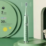 USB充电软声波电动牙刷，可清洗，防水，可更换头部美容和个人护理产品