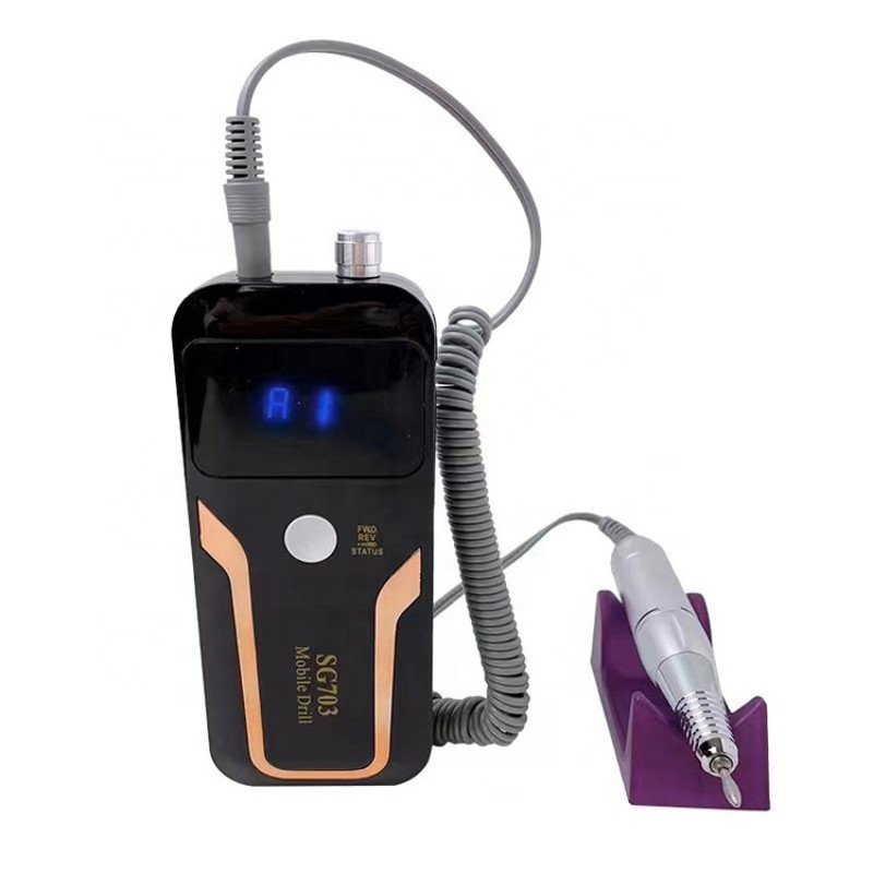 2024 Tech Gadgets Professional Pedicure Tool USB Rechargeable 35000rpm Electronic Nail Drill Machine Made of Durable Plastic