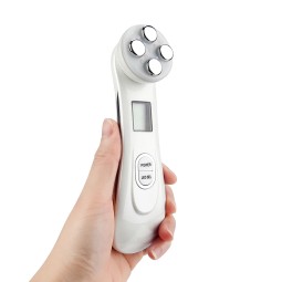 便携式韩国电子EMS振动面部护理设备LED射频抗衰老面部拉皮机便携式韩国RF