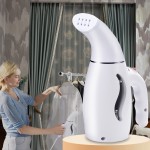 850W家用织物蒸汽熨斗180ml便携式垂直快速加热手持式熨斗，适用于服装，运动，娱乐