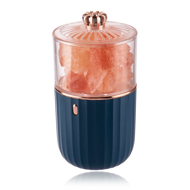 2025 New Arrival Portable Air Humidifier Mini Electronic Salt Crystal Stone Lamp for Home Office Car Use Durable Plastic