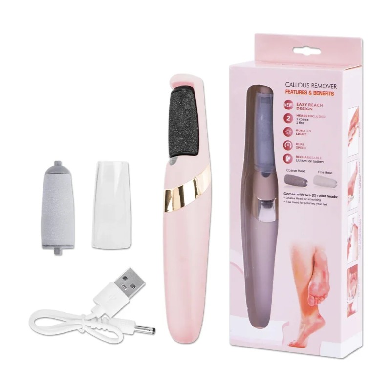 Mini Electric Foot Grinder  Electronic Foot Care Pedicure Callus Shaver  USB Rechargeable Foot File Callus Remover for Feet