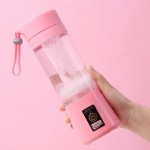 多功能便携式果汁机搅拌机6刀片果汁搅拌机USB充电果汁机提取机