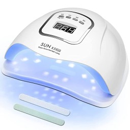 专业UV LED干甲灯150 WUV， 36个LED和4档可调光凝胶干燥塑料制成