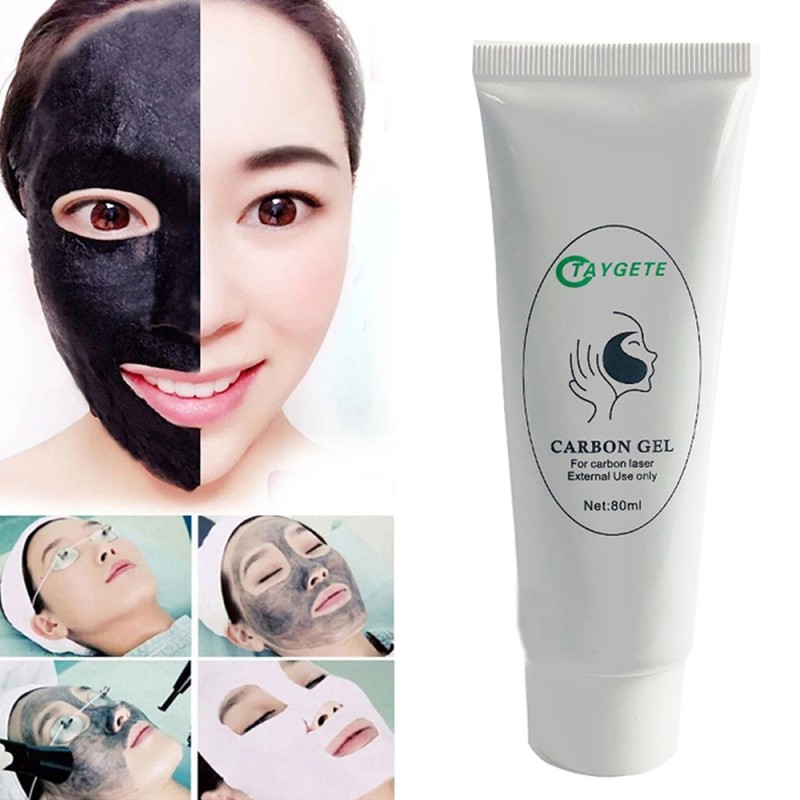 80ML/PCS Black Gel Mask Skin Peeling Carbon Cream for Whitening Facial Rejuvenation Moisturizing Cleaning Beauty Personal Care