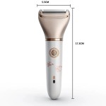 高档二合一女性脱毛器和身体脱毛装置电动眉毛比基尼修剪器女性