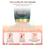 2025趋势手持式专业IPL永久脱毛设备石英5齿轮液晶显示个人家用IPL头发