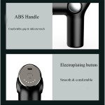 Professional Cordless 32-Speed Deep Muscle Relaxing Percussive Massage Gun Power Wrists Tool for Body Pain Relief