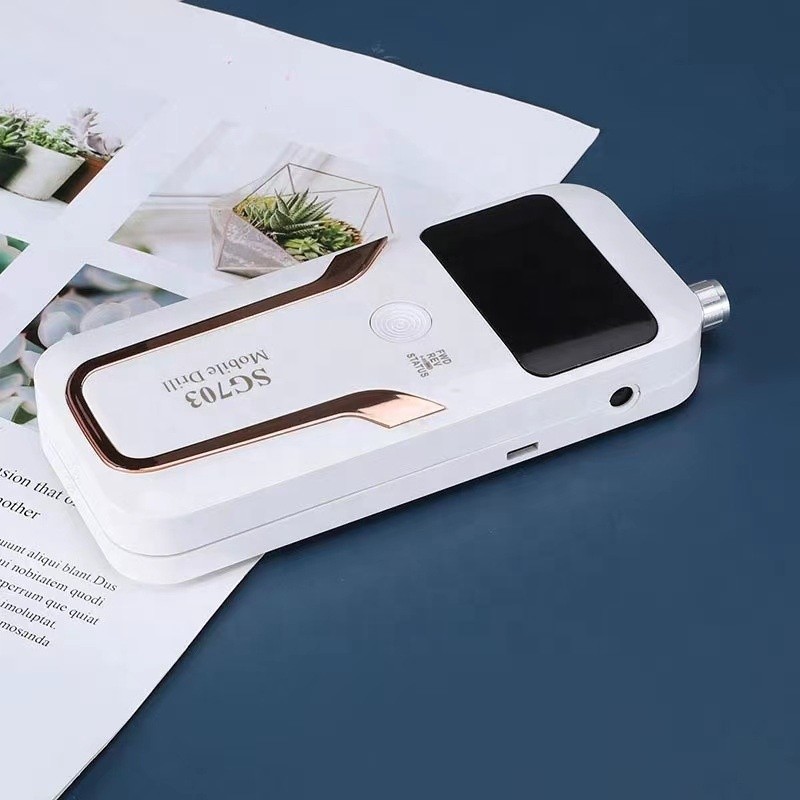 Electric Nail Drill Machine LCD Display USB Rechargeable Nail Drill Pen Portable 35000 RPM Salon Nail File Machine