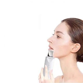 超声波皮肤擦洗器黑头去除器皮肤清洁工具深层清洁超声波皮肤抹刀