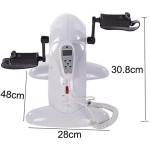 Personal Home Use Electronic  Stationary Bike Bicycle Mini Exercise Peddler Leg Trainer Auto Mini Indoor Exercise Pedal Bike