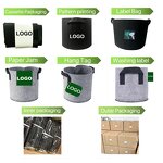 Grow Bag Supplier - Custom 2-10 gal Non-woven Fabric Pot