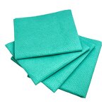 Needled Non-woven Factory - Green 40% Viscose Cleaning Cloth