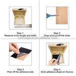 Adhesive Felt Manufacturer - 1-3mm Polyester Black White Rolls