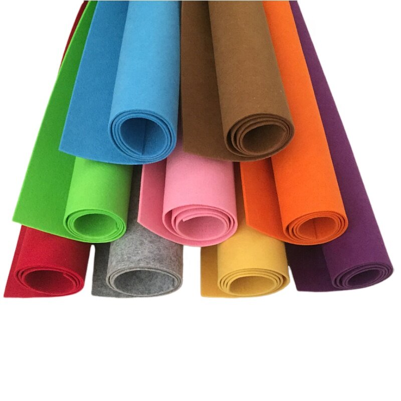 Polyester Felt Manufacturer - 1mm Black Printed DIY Lining