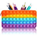Push Bubble Bag Supplier - 2023 Stress Relief Puzzle Bubble Silicone Pencil Case