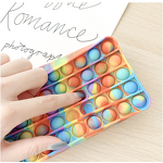 Push Bubble Bag Supplier - 2023 Stress Relief Puzzle Bubble Silicone Pencil Case