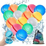 Reusable Water Balloons Factory - Self Sealing Silicone Summer Pool Beach Toy