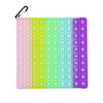 Multiplication Table Toy Factory - Rainbow Press Plate Children's Puzzle Fidget