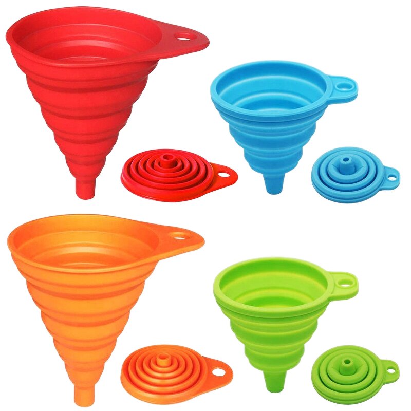 Collapsible Funnel Manufacturer - Wholesale BPA-Free Silicone Customized Logo Food Grade