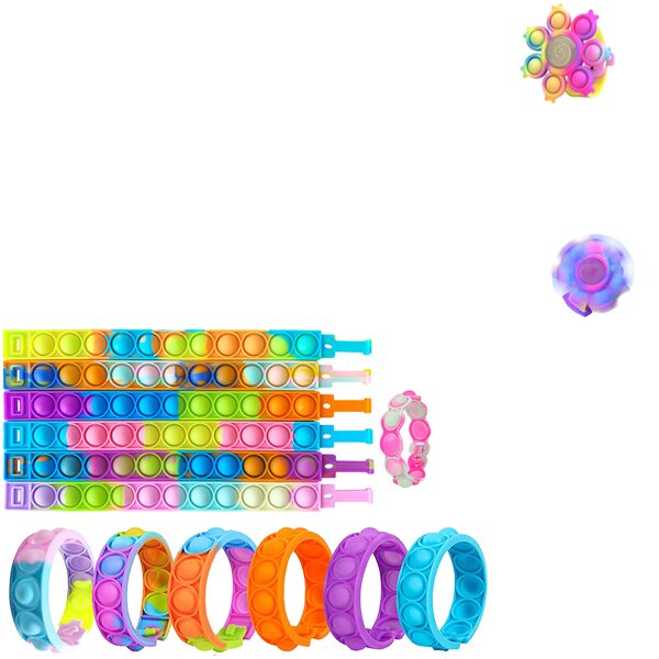 Pop Fidget Bracelet Manufacturer - Hot Sale New Style Push Pops Sensory Stress Reliever