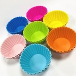 Baking Liners Factory - Reusable Nonstick Heat Resistant Cupcake Silicone Mold