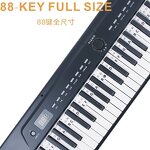 Piano Stickers Factory - 88 Keys 61 Keys 1:1 Stick-free Detachable Silicone